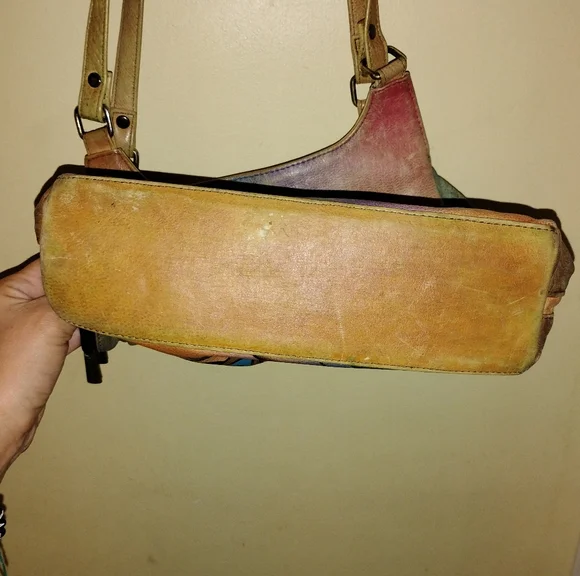 Anuschka Hand-Painted Multicolor Tote Bag - Picture 4 of 7